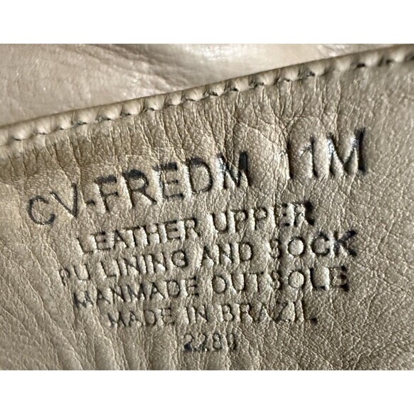 Chelsea and Violet Slouchy Booties 11‎ Beige Leather Chic Freedom Ankle Boots - Picture 8 of 9